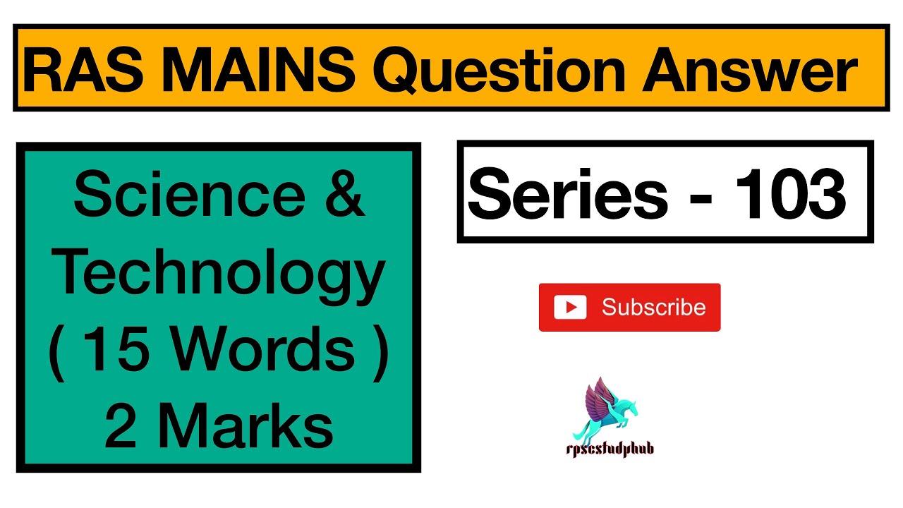 | Series 103 | Ras Mains Answer writing Practice |