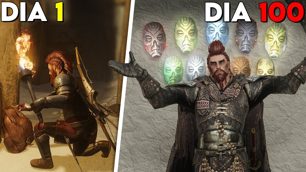 Passei 100 DIAS como um COLECIONADOR em Skyrim 💰