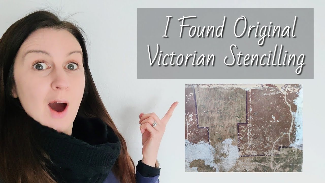 I Found ORIGINAL Victorian Stencilling Under The Wallpaper | Victorian House Renovation
