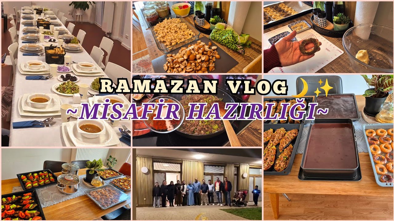 20-25 kişilik Misafir iftar davet menüsü | çorbasından tatlisina hazırlık | Ramazan vlog| sessizvlog