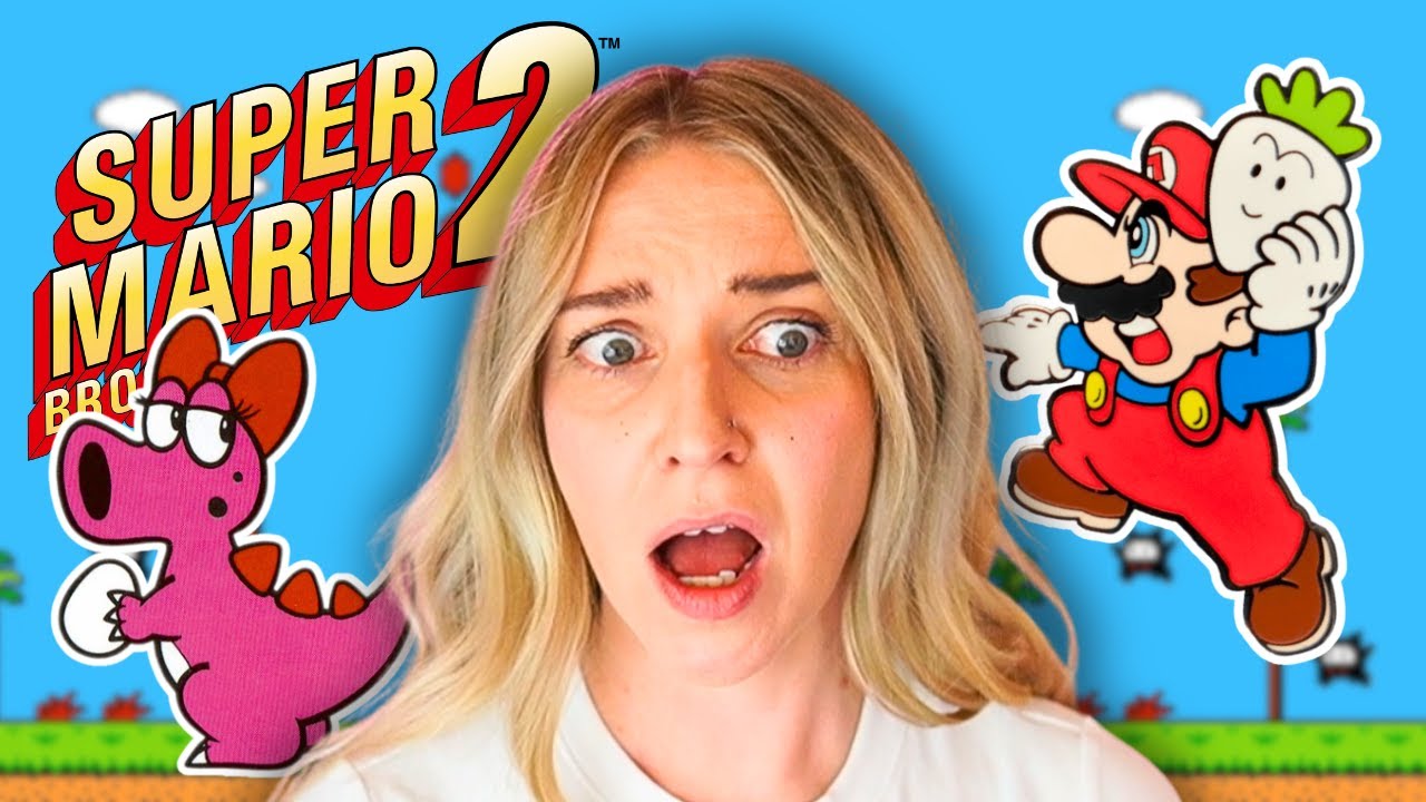 First Time Playing Super Mario Bros. 2 and She’s Already Losing It