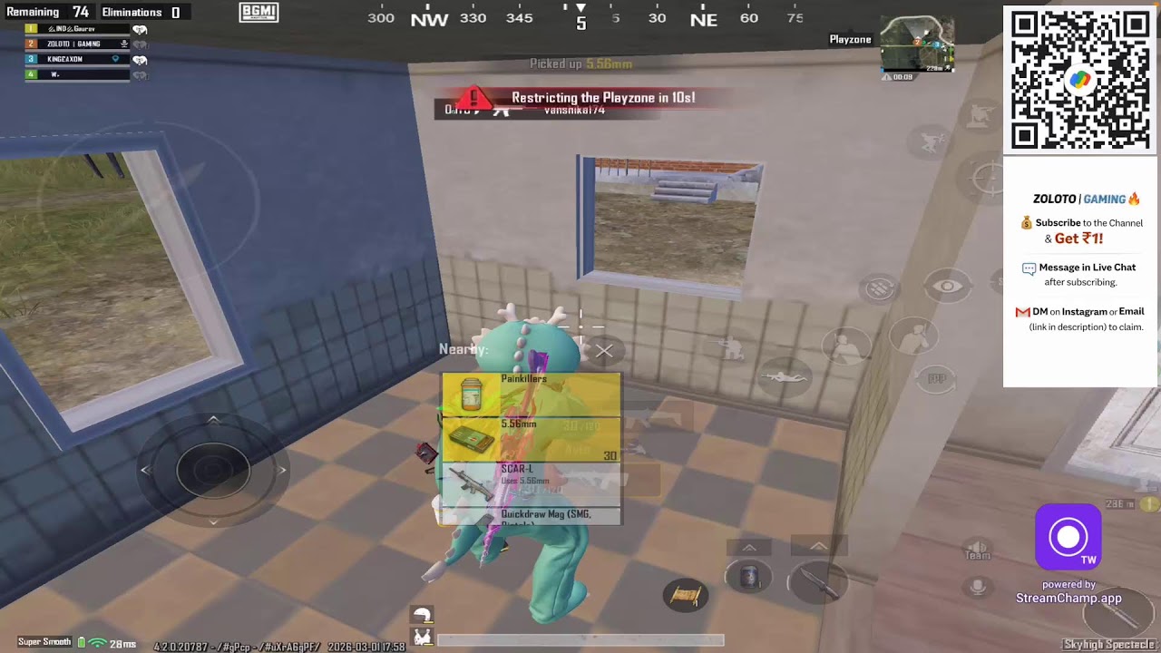 🔴 BGMI LIVE | ZOLOTO GAMING | Camper + Fun Gameplay🔺 🎯🔥🔥. #bgmi #bgmilive #livegaming