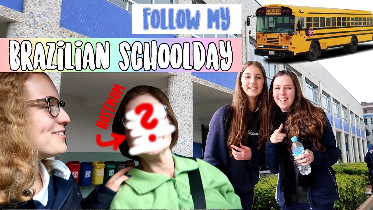 VLOG in BRAZILIAN HIGHSCHOOL as an EXCHANGE STUDENT (english) | exchange year 2018/19 ✈️ Leonie4ever