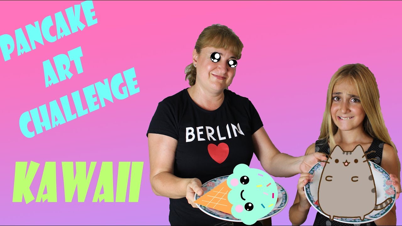 PANCAKE ART CHALLENGE KAWAII | Reto del Pancake - Silvia S&aacute;nchez