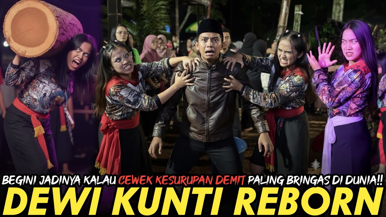 CEWEK KESETANAN KESURUPAN DITENGAH MALAM!! BANTENGAN DEWI KUNTI NGAMUK!! 