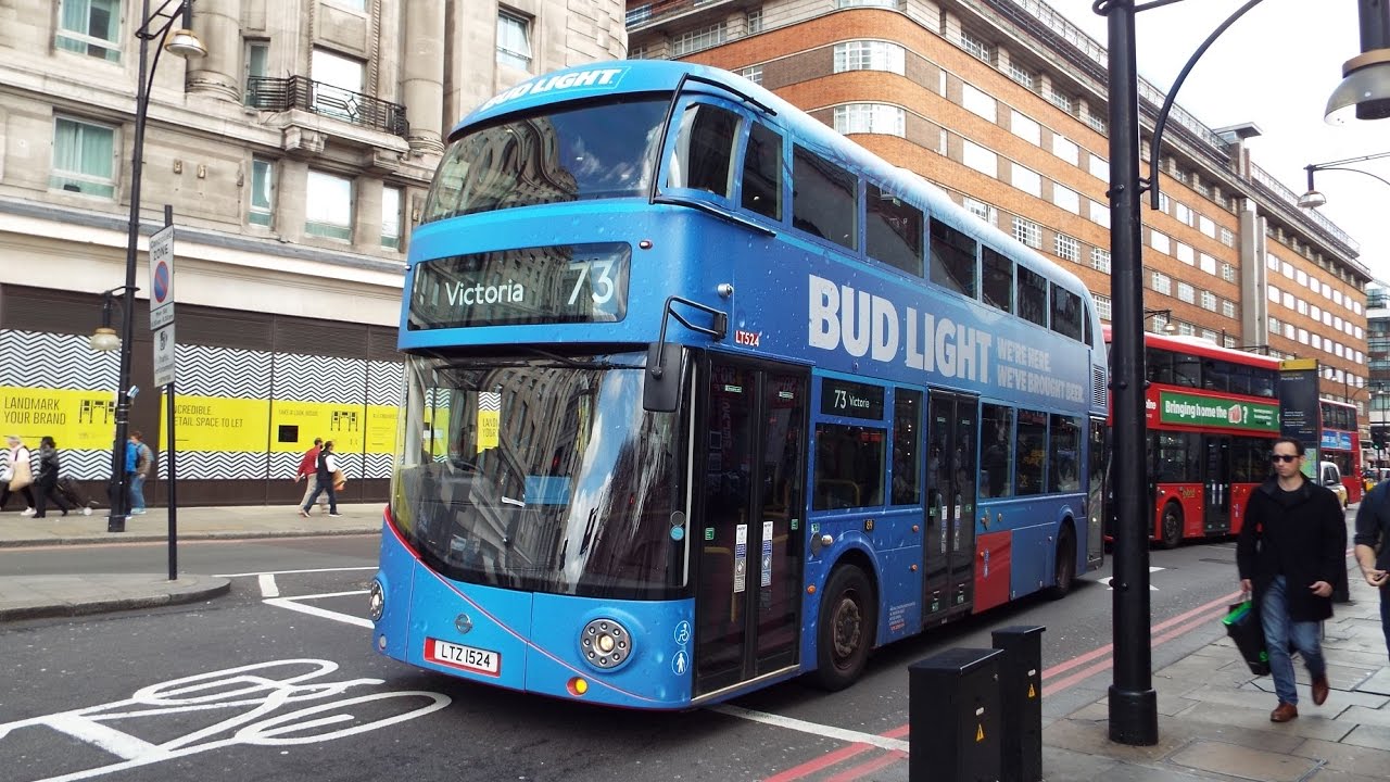 Blue London Buses!