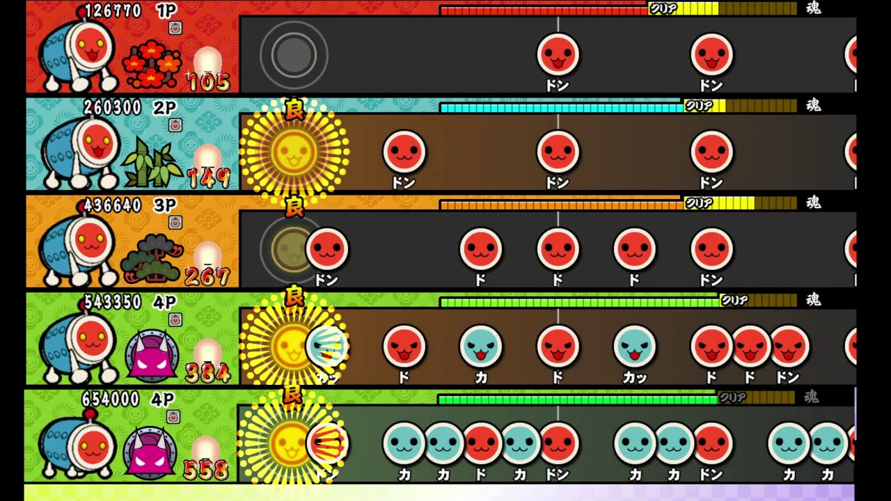 【太鼓の達人 Wii U2】Rotter Tarmination【新・全難易度同時再生】