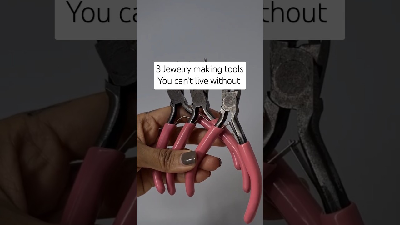 ESSENTIAL Tools Jewellery Making DIY How to make at home pliers Tutorials Craft supplies materials