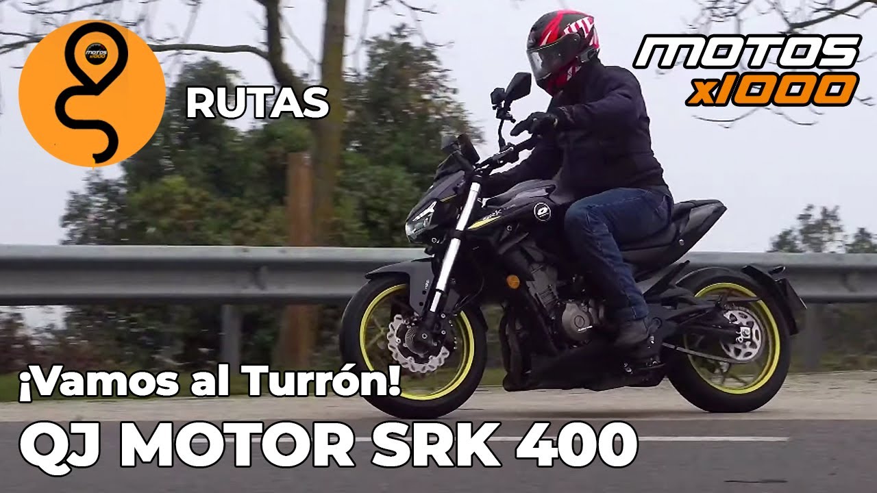 En ruta con la QJ Motor SRK400  ... Nos vamos a por el turrón | Motosx1000