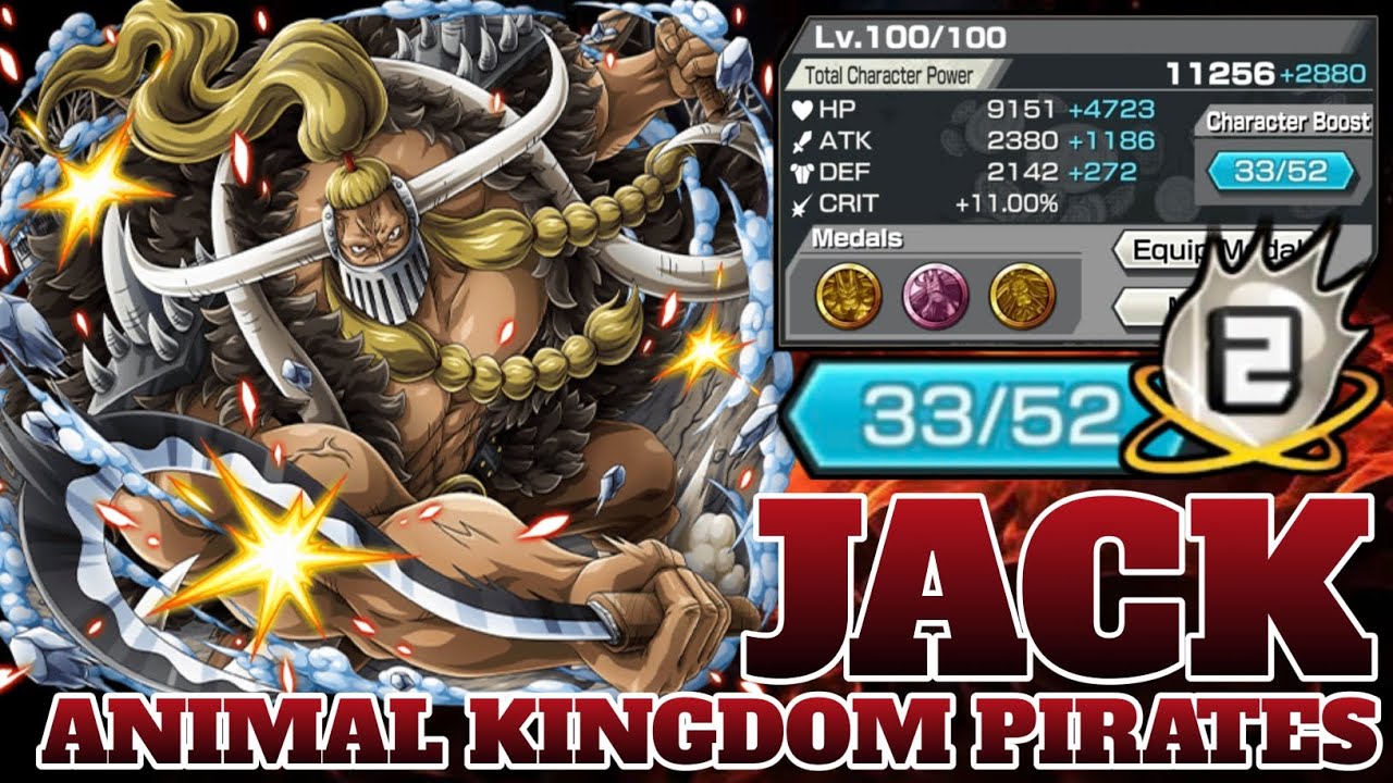 ANIMAL KINGDOM PIRATES JACK GAMEPLAY | ONE  PIECE BOUNTY RUSH | OPBR