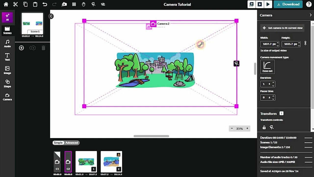 Инструкция: Использование камер в браузере VideoScribe