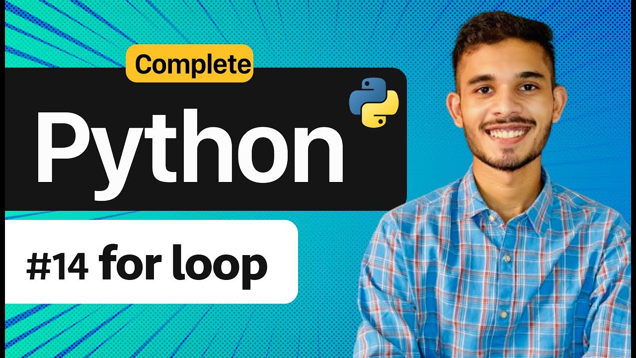 for loop in python | Python for Beginners