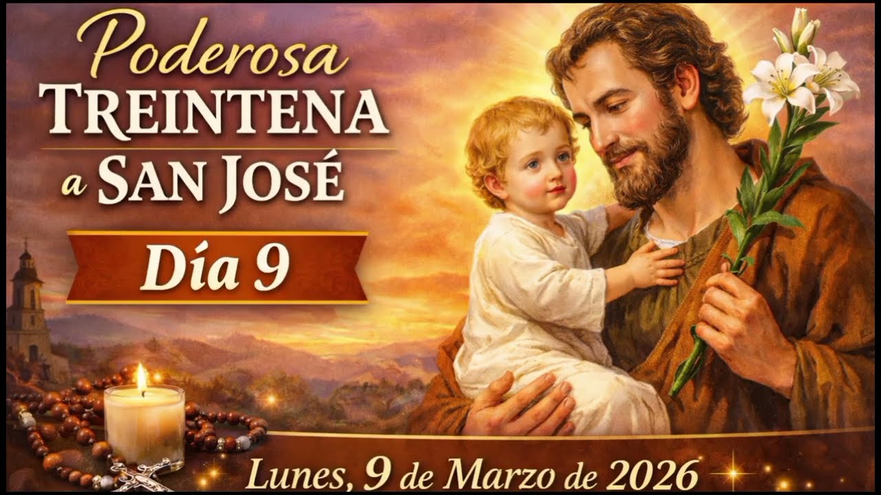 🧺 PODEROSA TREINTENA A SAN JOSÉ 🙏 DÍA 9 | LLEGA A SU TALLER Y ENTREGA TUS PROBLEMAS A DIOS