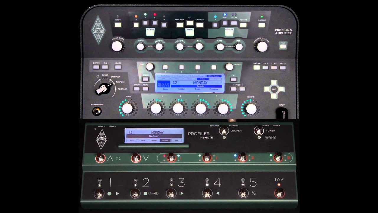 Учебные пособия по Kemper Profiler — режим производительности (базовый) — английский