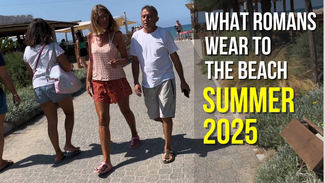 What Romans Wear to the Beach, Summer 2025 #ItalianBeachFashion #ItalianBeachVibes