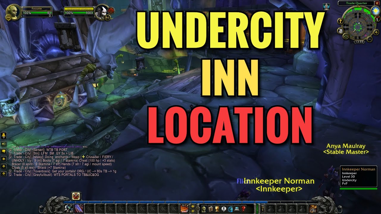 Undercity Inn Location (WoW Classic)