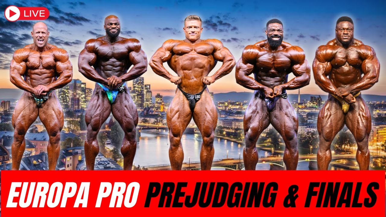 🔴 LIVE 2025 EUROPA PRO Men's Pro Bodybuilding Prejudging & Finals (WATCHALONG)