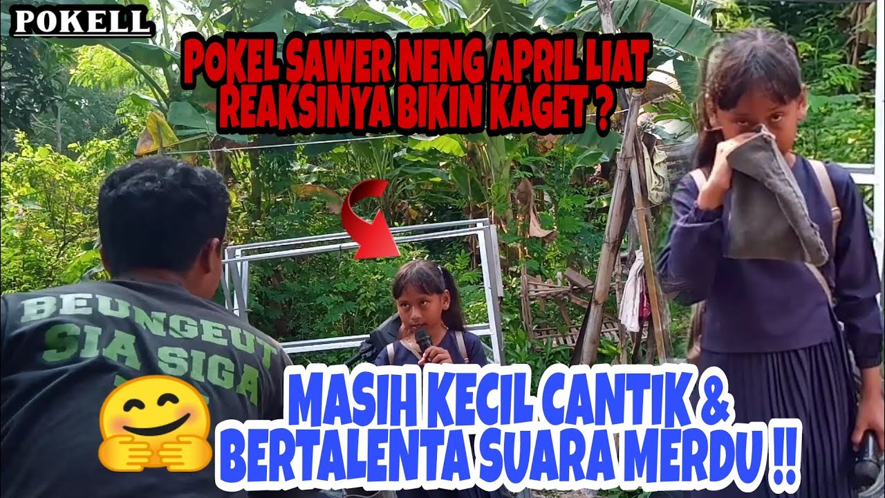 April DA7 waktu kecil suara mirip lesty
