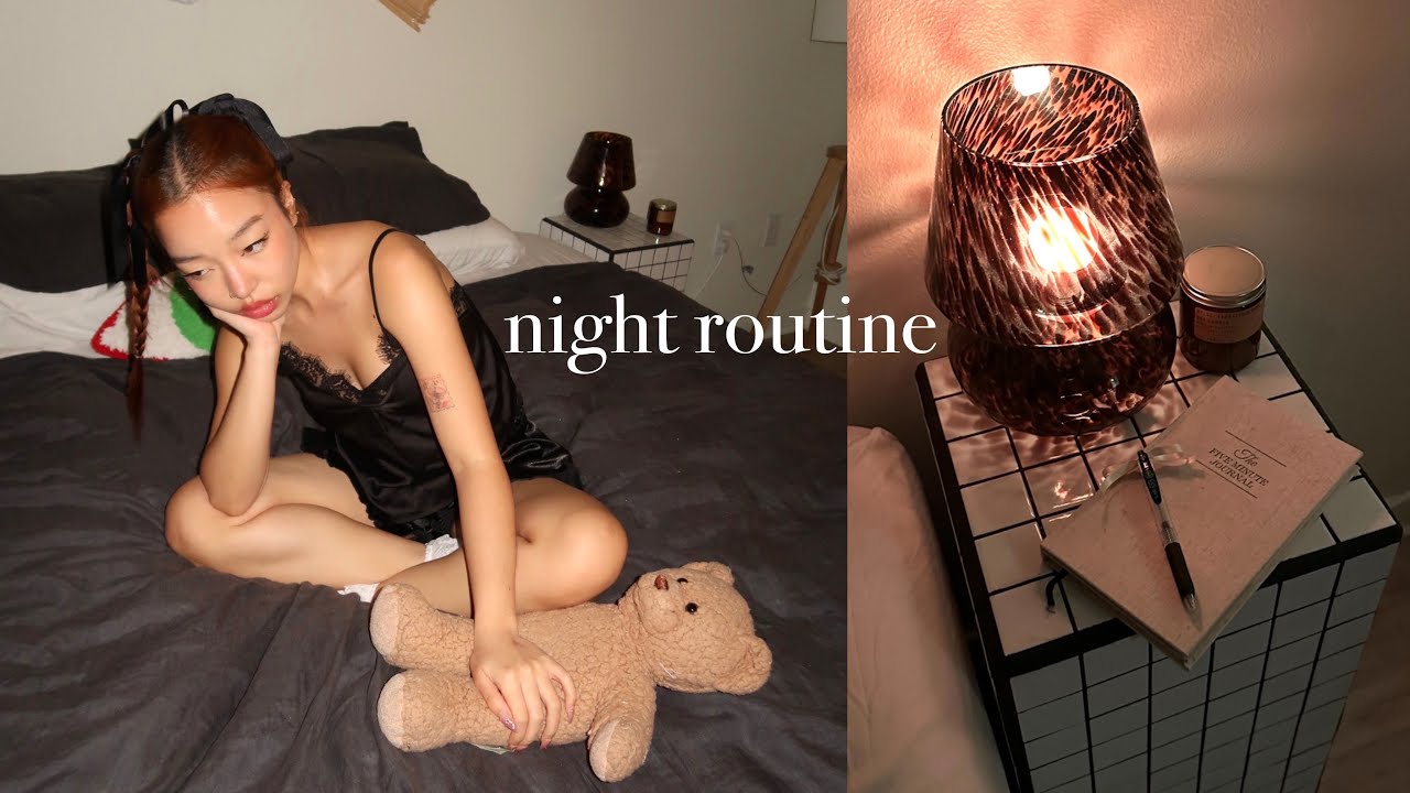 MY NIGHT ROUTINE | productive, cozy, healthy habits