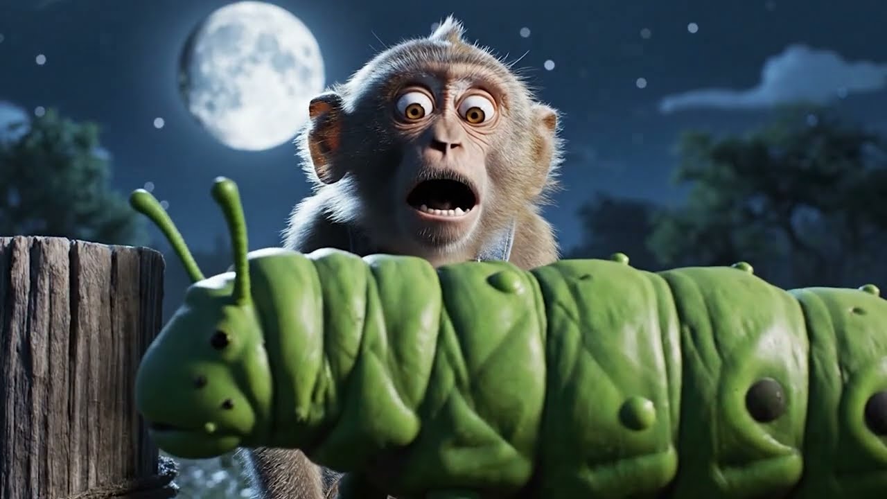 The Brave Monkey Who Saved the Cabbage Farm! 🐒🥬✨