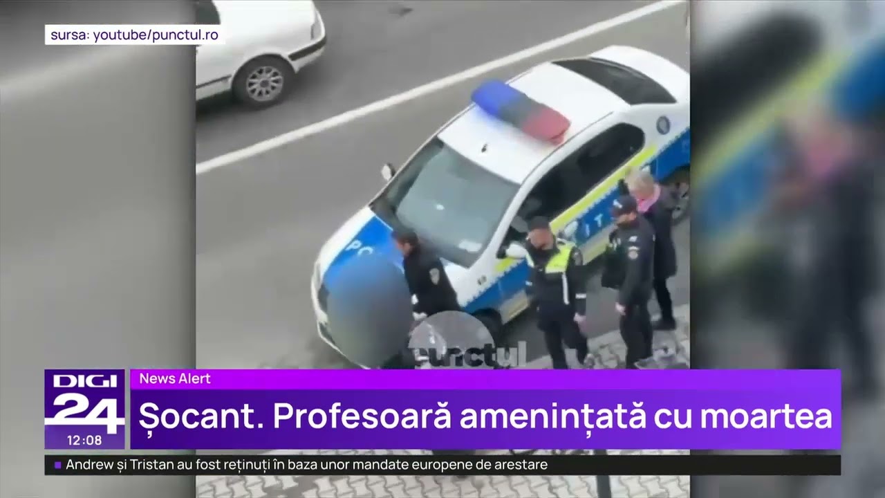 Un elev și-a luat la bătaie diriginta, după ce fusese amendat de poliție pentru scandal la ore