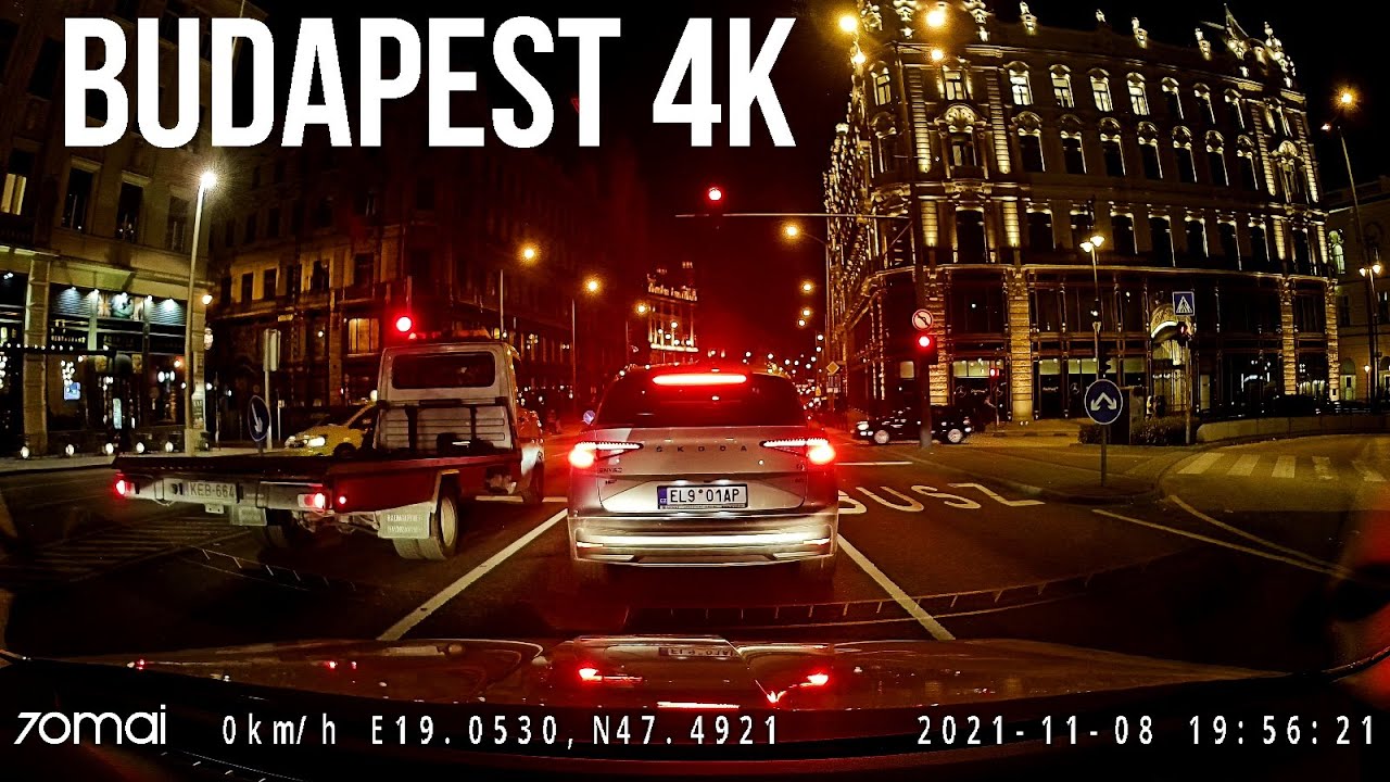 Budapest, Hungary 4K | Night Drive