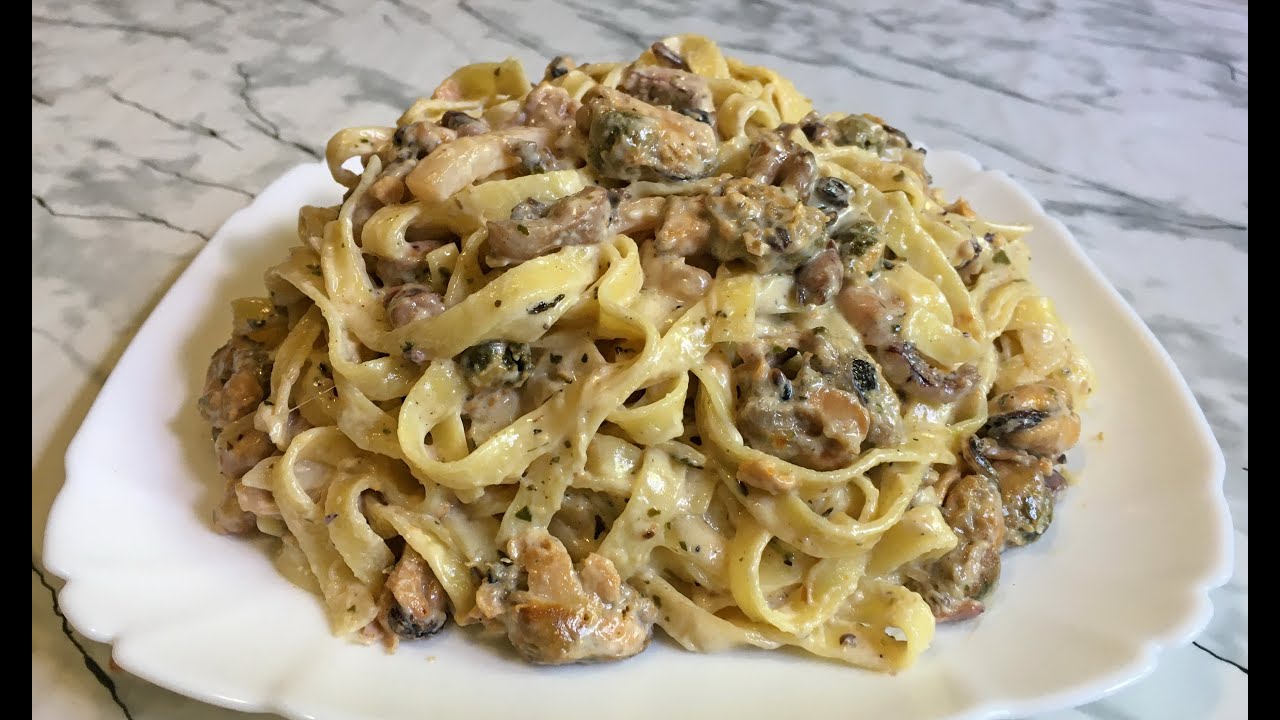 Оригинальная Паста с Морепродуктами Потрясающе Вкусная и Нежная!!! / Pasta With Seafood