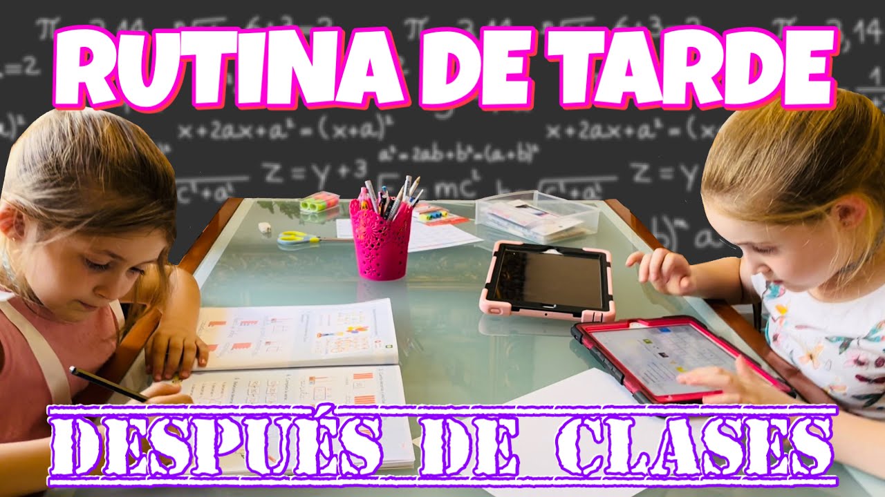 RUTINA DE TARDE 100% real DESPUES DEL COLE | Familia Panda