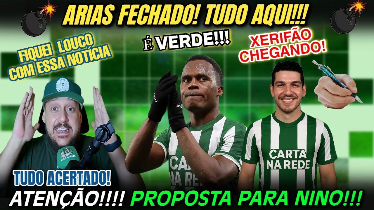 🚨BOMBÁSTICO! FECHADO COM ATACANTE | ARIAS DISSE SIM! PROPOSTA PARA NINO