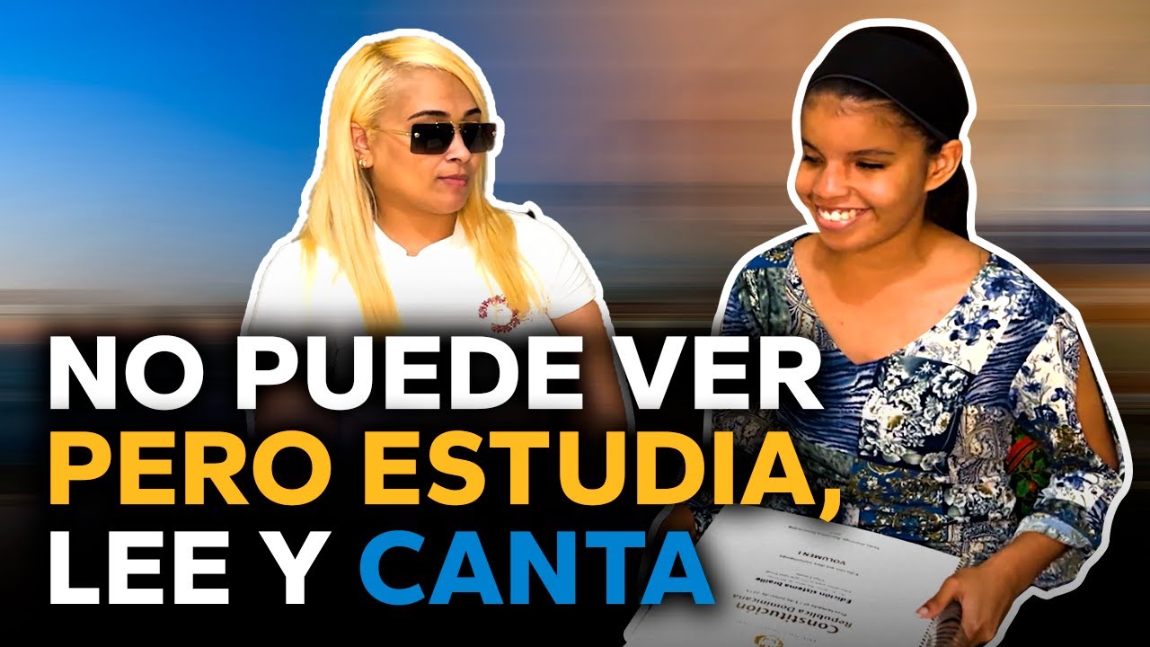 Estudió en una escuela regular a pesar de no poder ver 