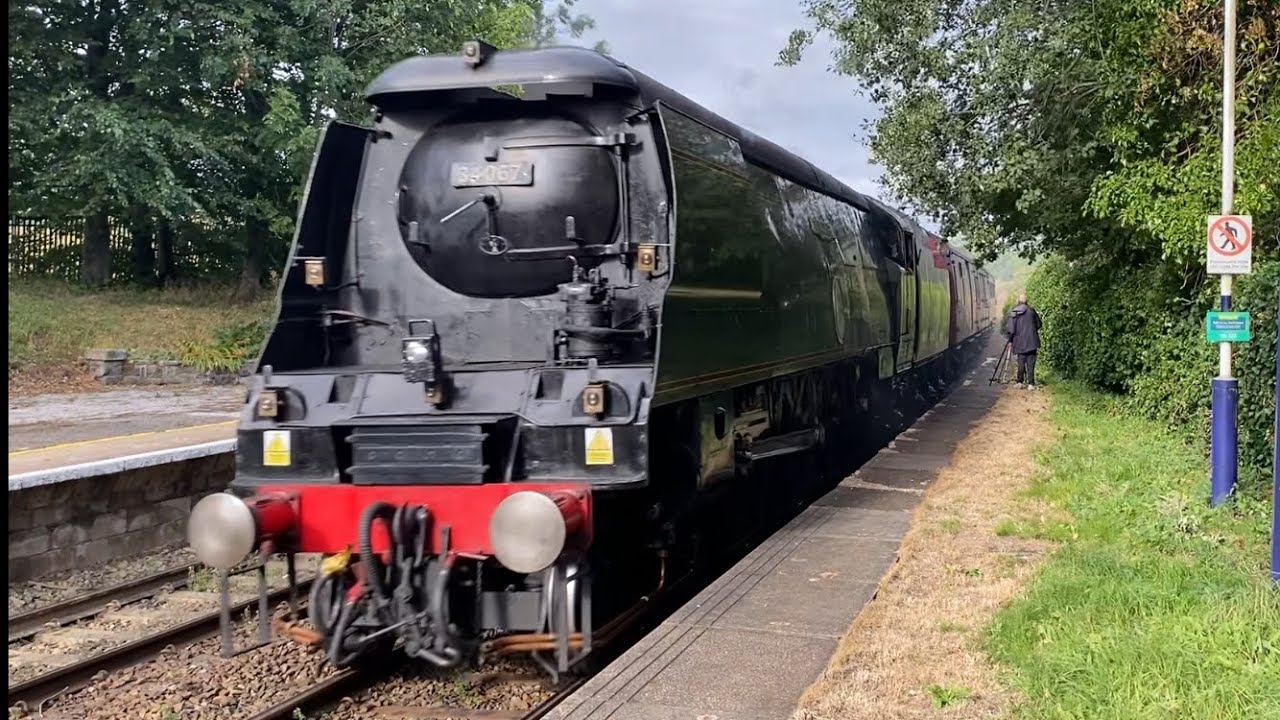Heritage Steam Train Tangmere 34067 and Northern DMU's Passing Rishton Station 27/08/2025