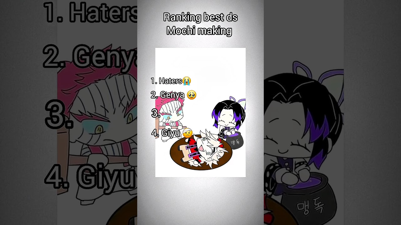 ranking the best ds mochi making ✨ #demonslayer #amyshan #cosplay #meme