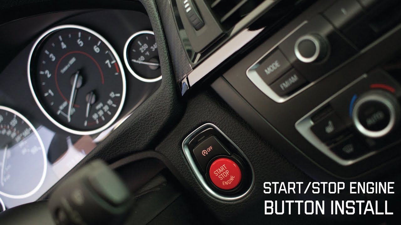 F30 BMW START/STOP ENGINE BUTTON INSTALL *** EASY!