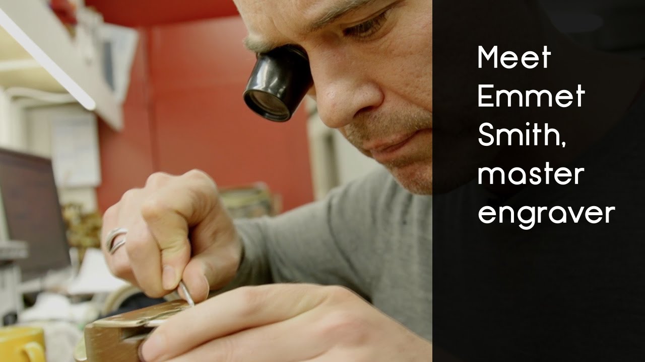 Meet Emmet Smith, master engraver at Rebus signet rings