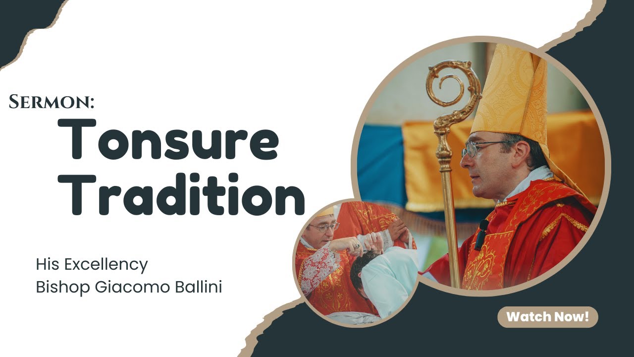 Tonsure Tradition - Bishop Giacomo Ballini, Cebu City, Ph. 2024-09-21