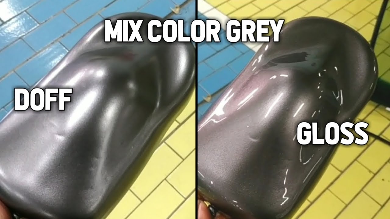CARA OPLOS WARNA GREY STONE