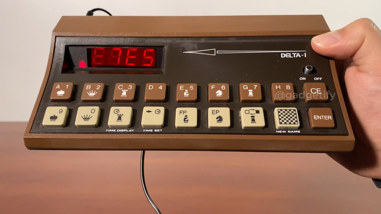 👑 Scisys Chess Champion Delta 1 Chess Computer from 1980 -- Gadgetify