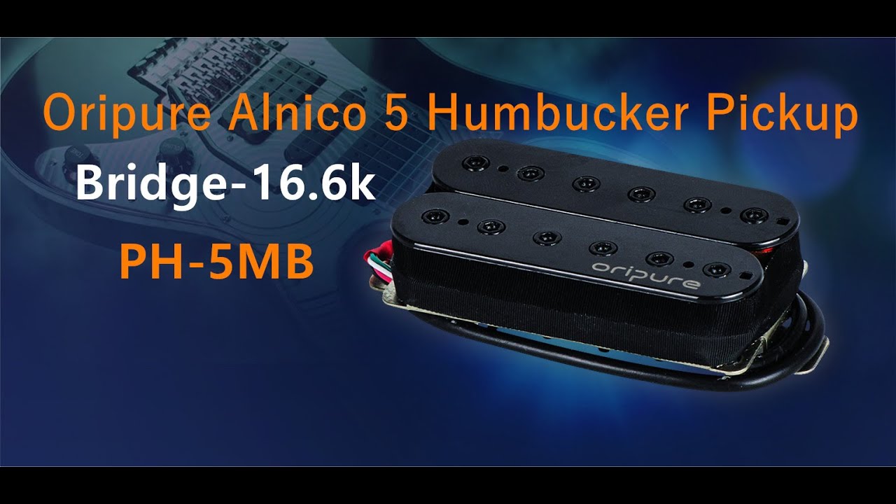 OriPure Alnico 5 Humbucker Pickup- Bridge - 16.6k(PH-5MB)