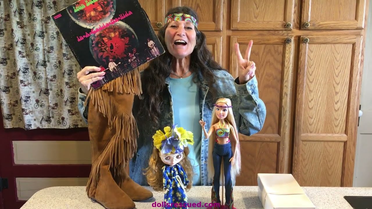 1960s Hippie Challenge with @Peace Craft Dolls with Tammy Powley