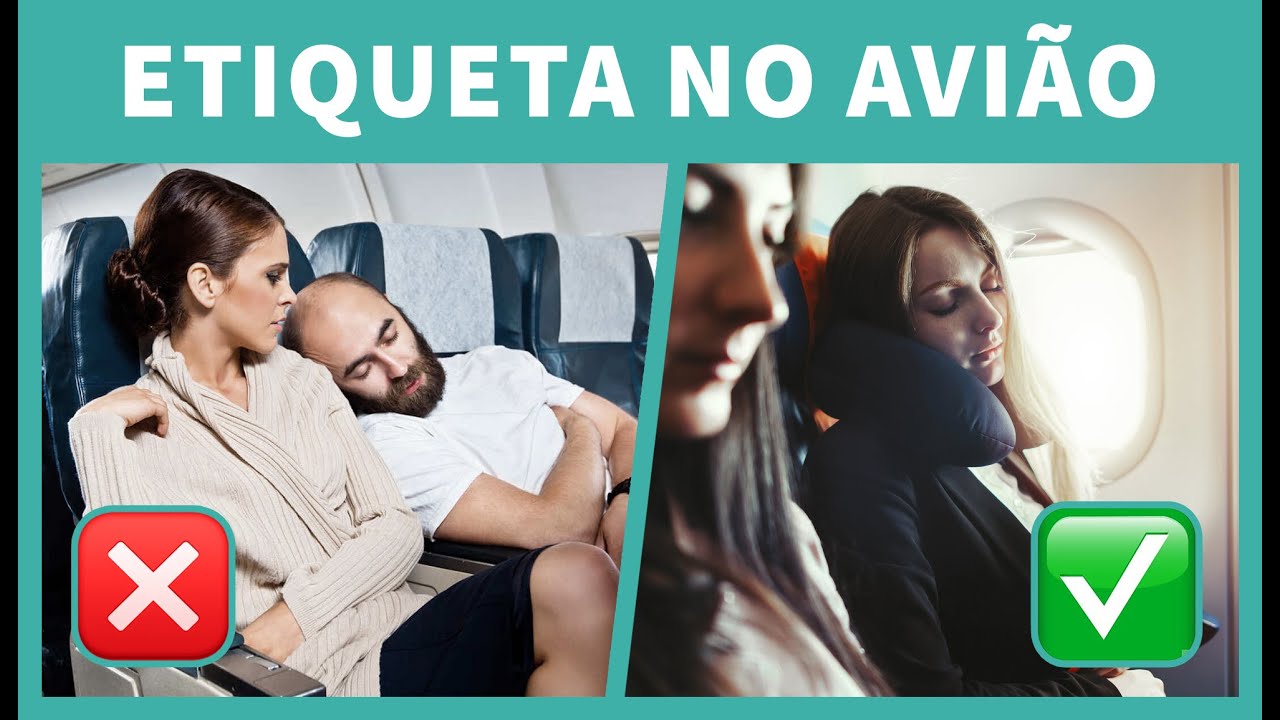 Erros de ETIQUETA que você comete NO AVIÃO!