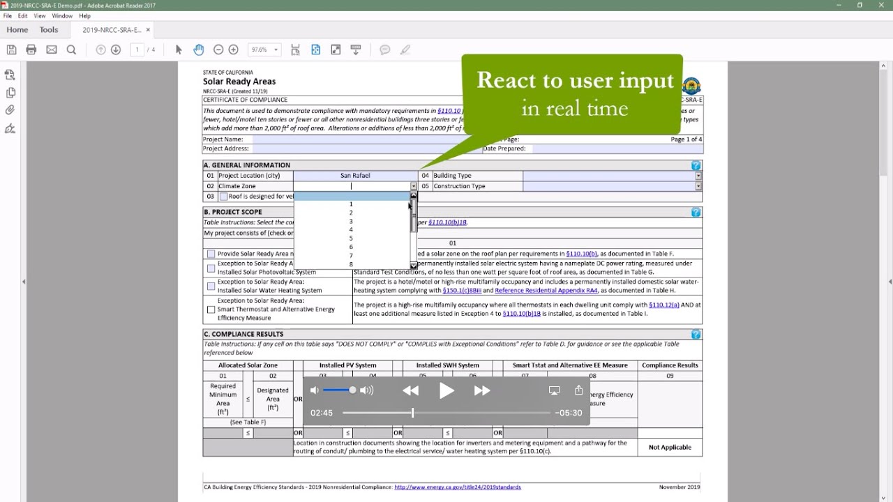 2019 Dynamic Form Introduction: NRCC-SRA-E