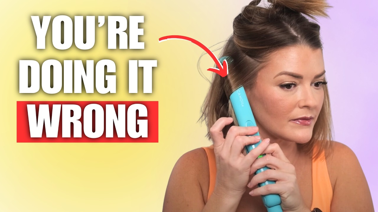How To Curl OR Smooth Your Hair With A Flat Iron & Love It Every Time