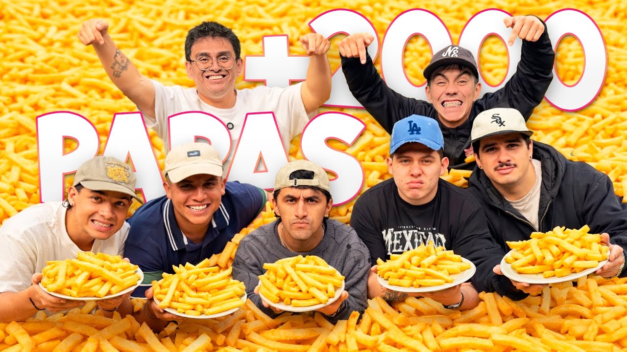 ORGANICÉ una COMPETENCIA DE PAPAS FRITAS CON TODA LA BANDA! 🍟
