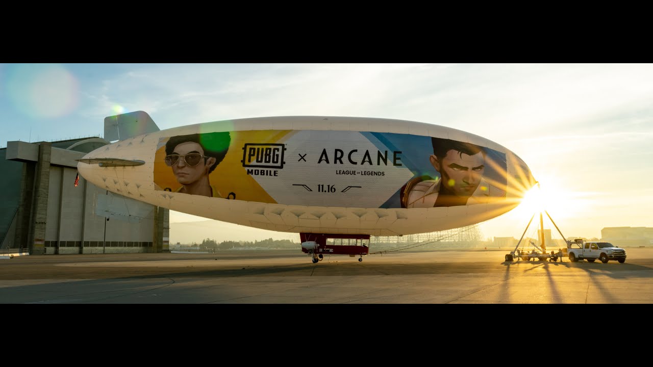 PUBG Mobile | Blimp Advertising for PUBG Mobile x Arcane
