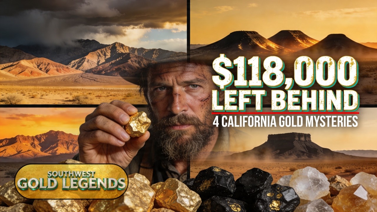 DISCOVER 4 LOST GOLD MINES IN THE CALIFORNIA DESERT: Adult Bedtime Stories, Southwest Lost Gold