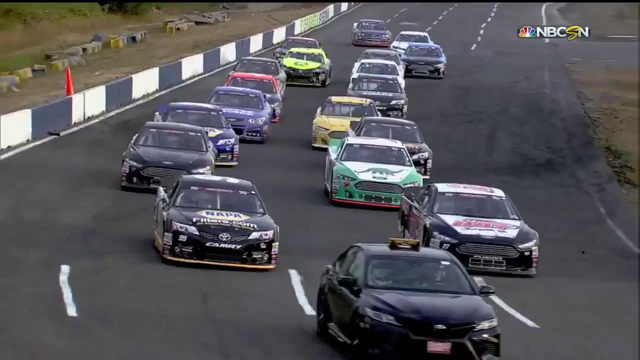 NASCAR K&N Pro Series West 2017. Evergreen Speedway. Full Race