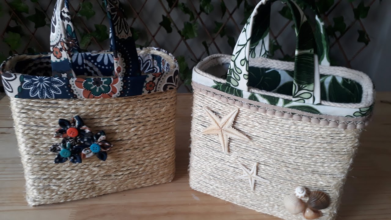 Como fazer Bolsa de Praia - DIY Bolsa de Palha