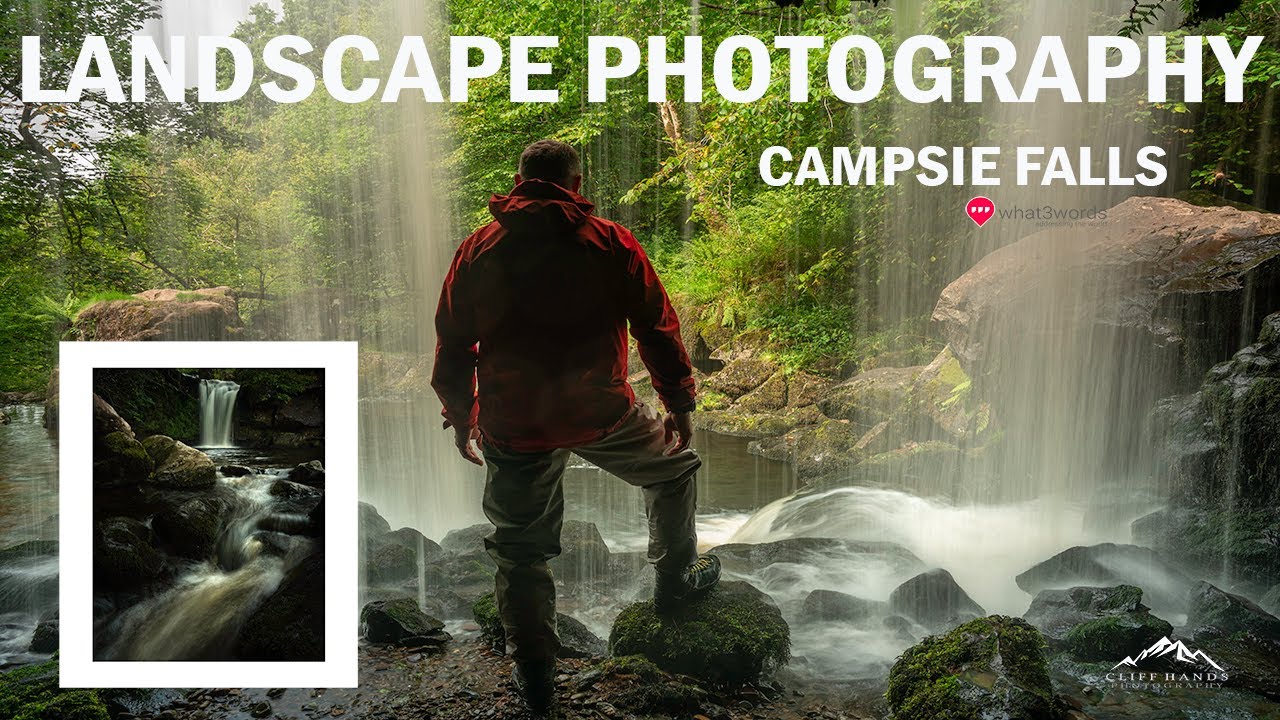 LANDSCAPE PHOTOGRAPHY SCOTLAND. Chasing waterfalls at Campsie falls.