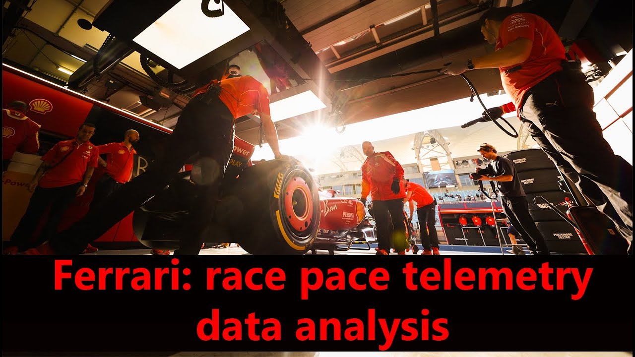 Ferrari SF-24, Bahrain F1 test telemetry data: no tire degradation problems, minimal overheating