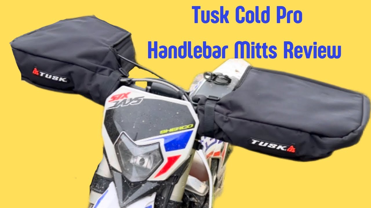 Езда на мотоцикле по бездорожью в холодную погоду: обзор TUSK COLD PRO HAND MITTS